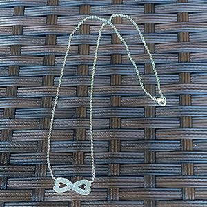 Infinity charm necklace